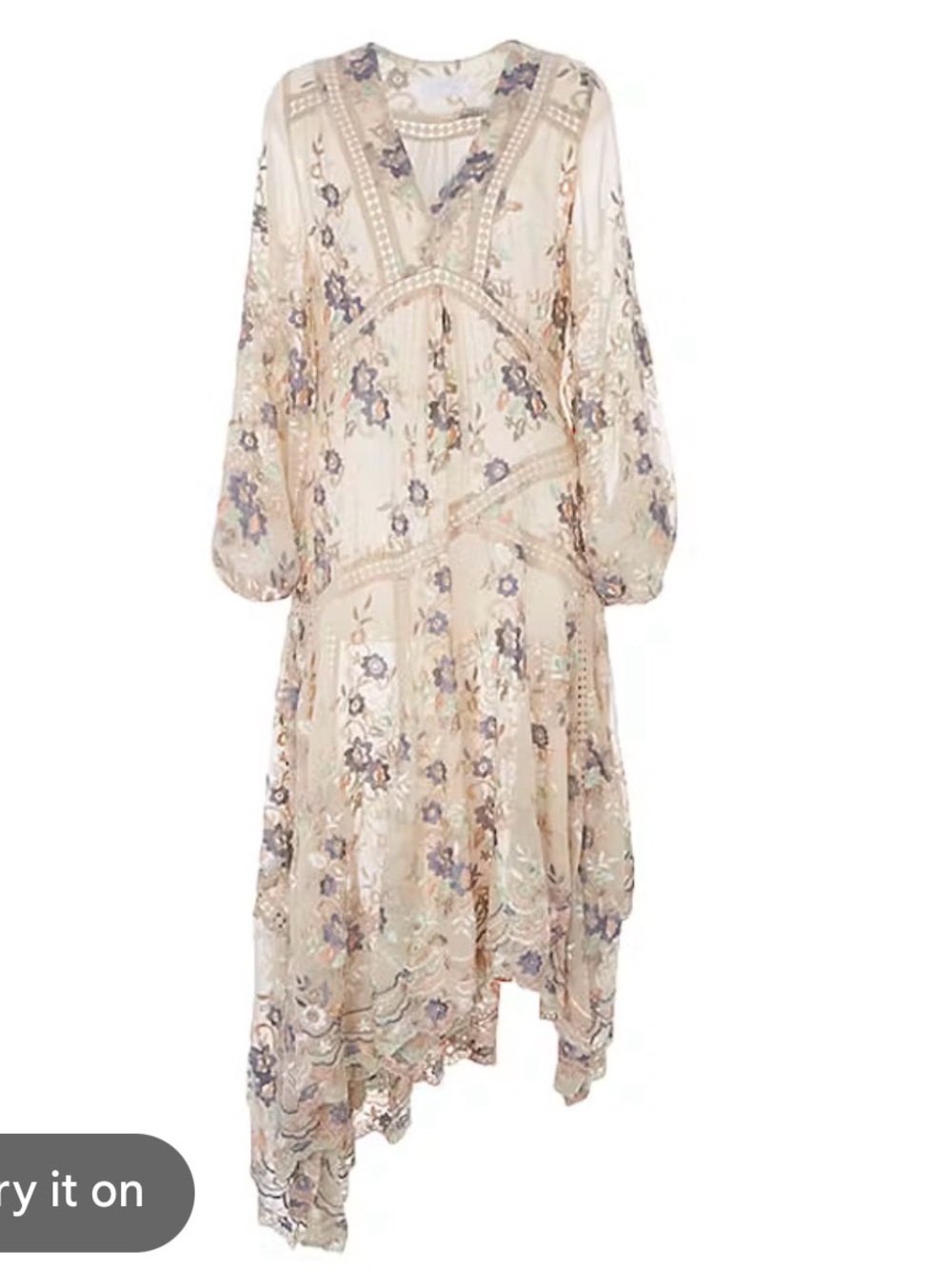 Zimmerman Anais embroidered dress